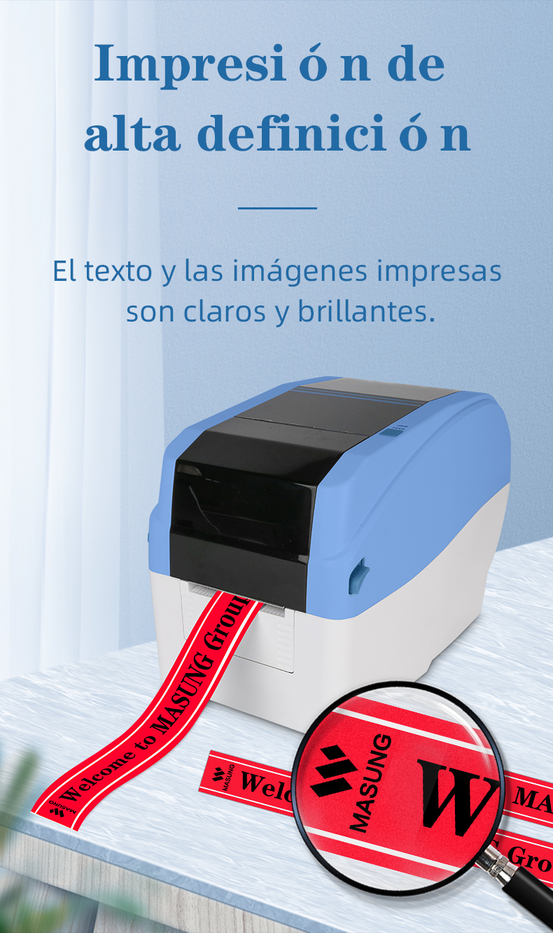 impresora de cinta de tela