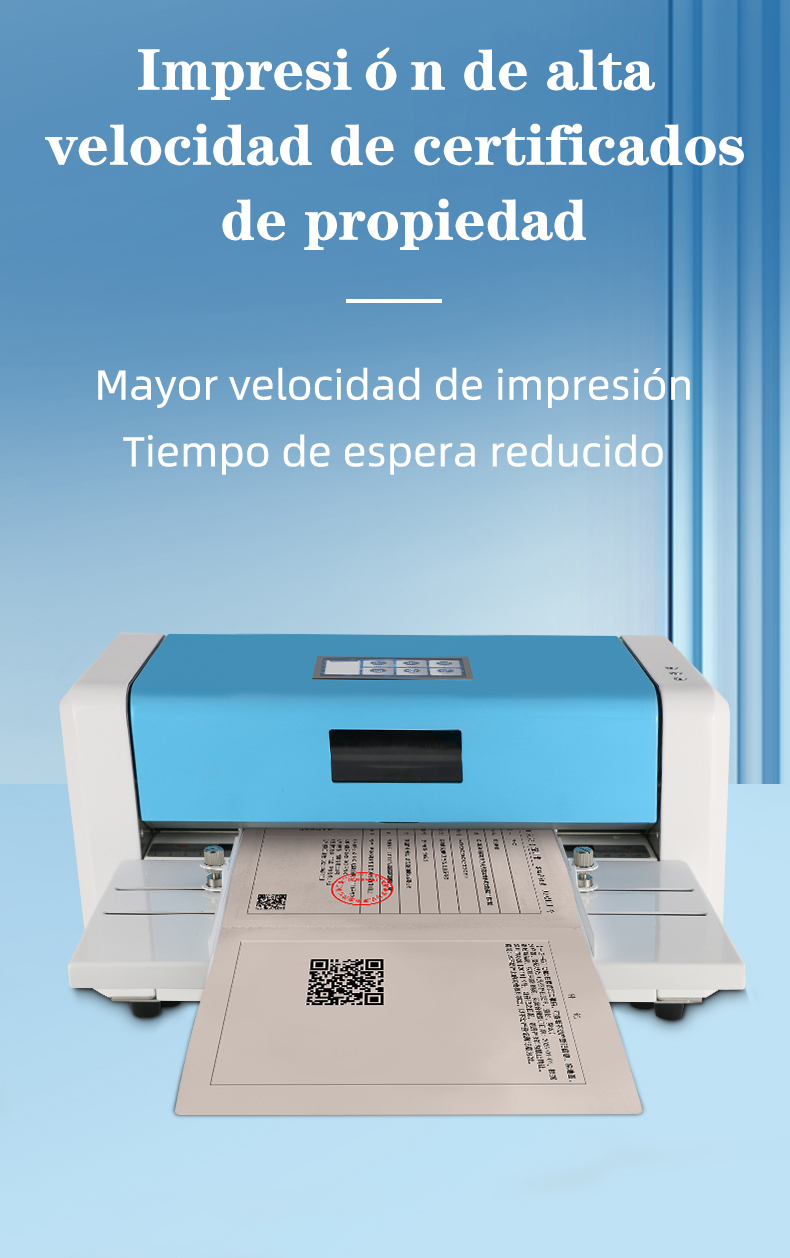 impresora de certificados