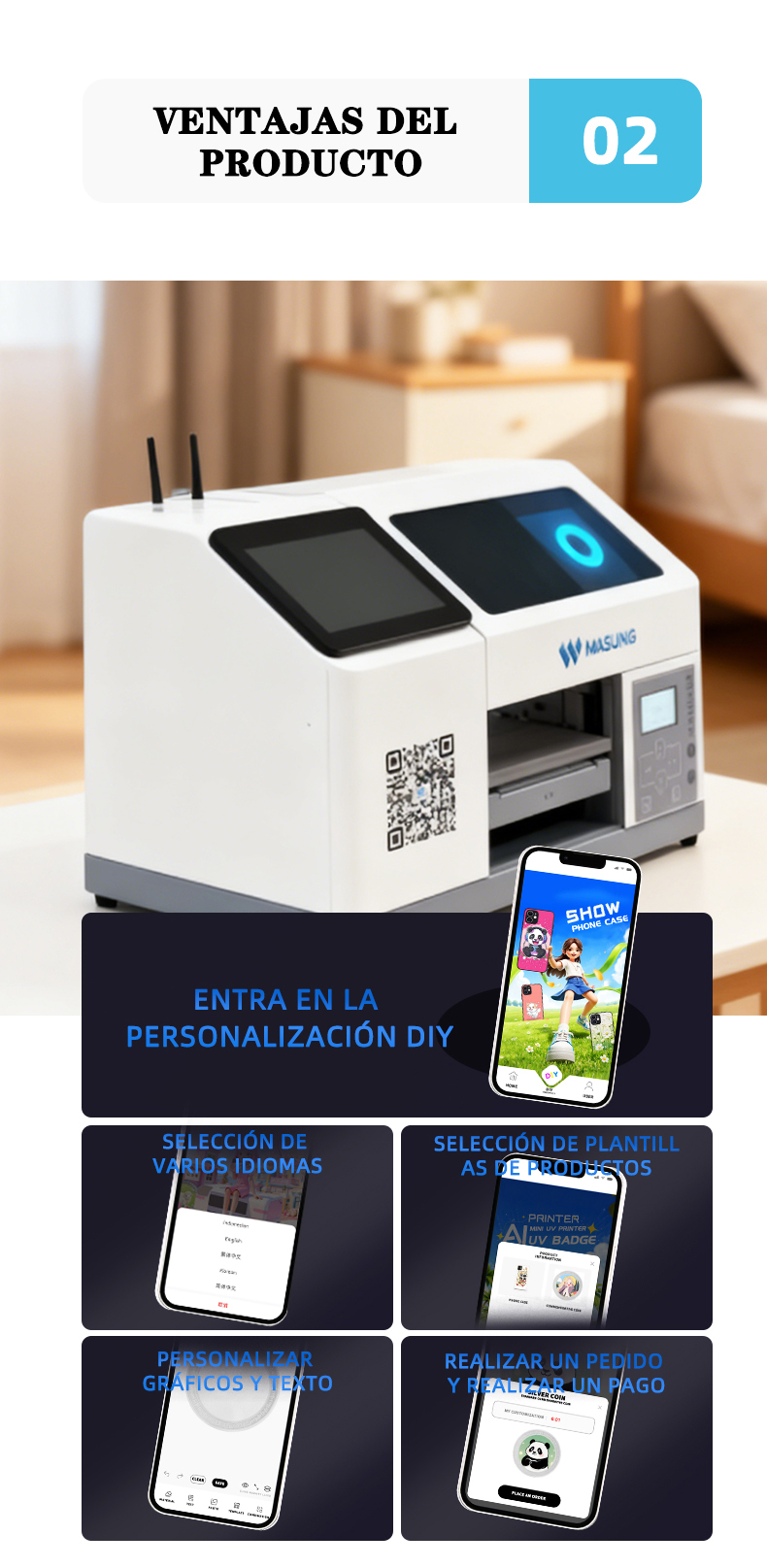 impresora UV pequeña