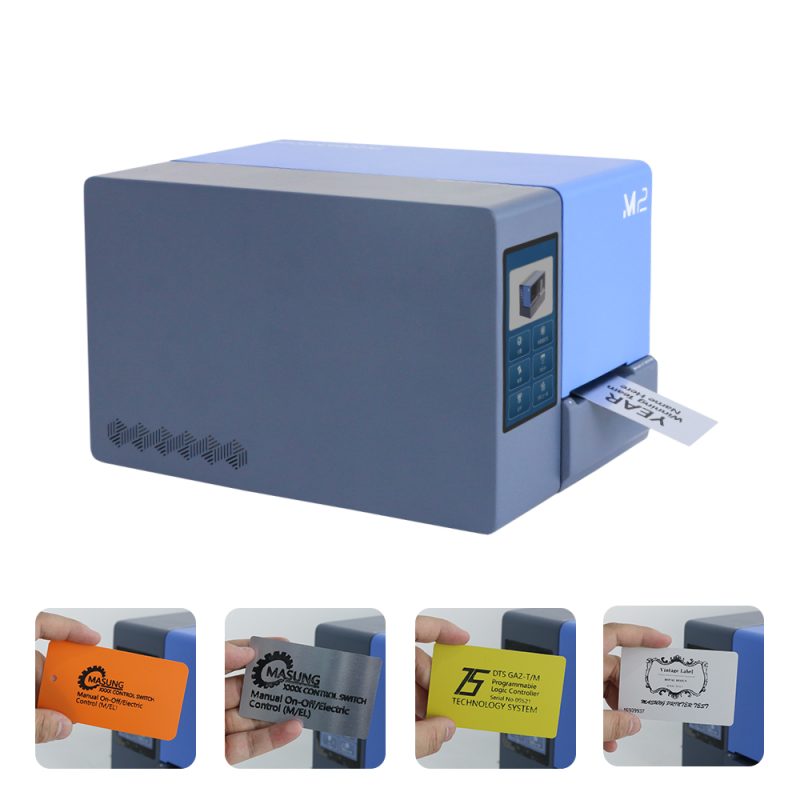 Masung ZK650, Impresora de tarjetas monocromática con interfaz USB para imprimir tarjetas de papel, plástico y metal.