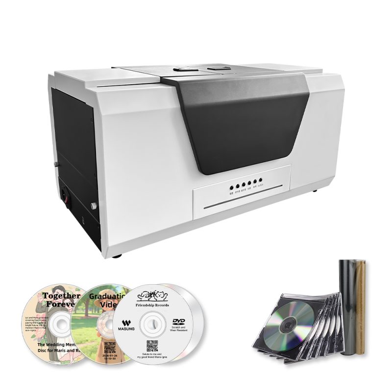 Masung MS-550A Duplicadora e impresora de CD con grabadora de CD integrada para grabación e impresión de discos en grandes volúmenes y sin supervisión