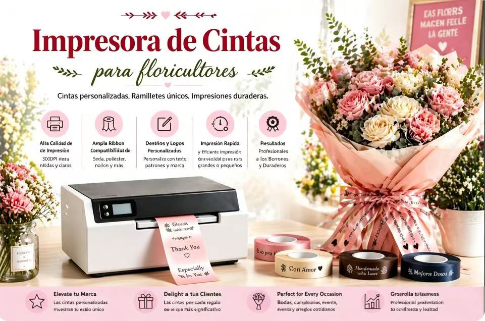 Mejor Guía para Comprar una Impresora de Cintas para Floristerías