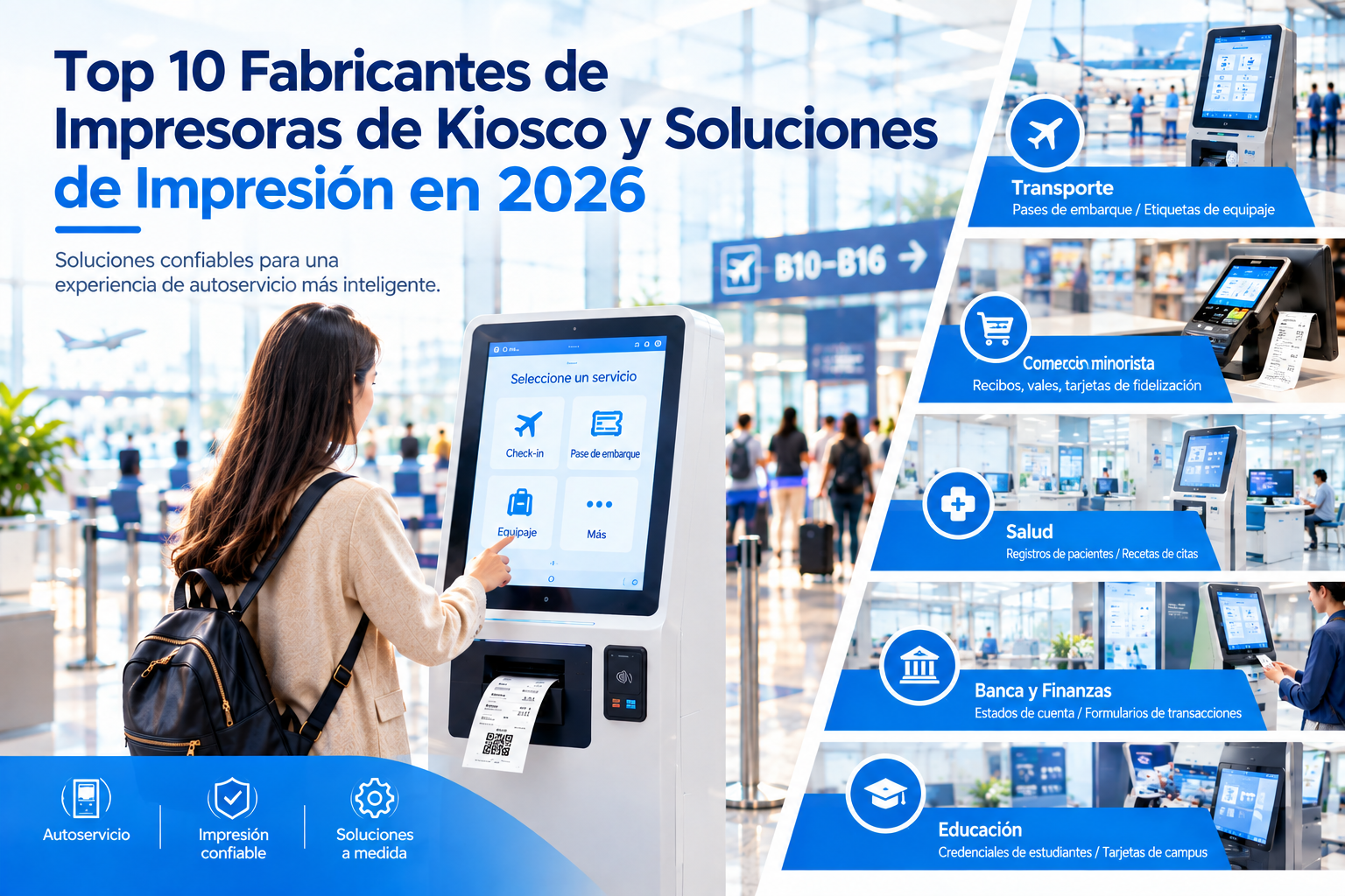 Los 10 principales fabricantes de impresoras para quioscos y soluciones de impresión en 2026