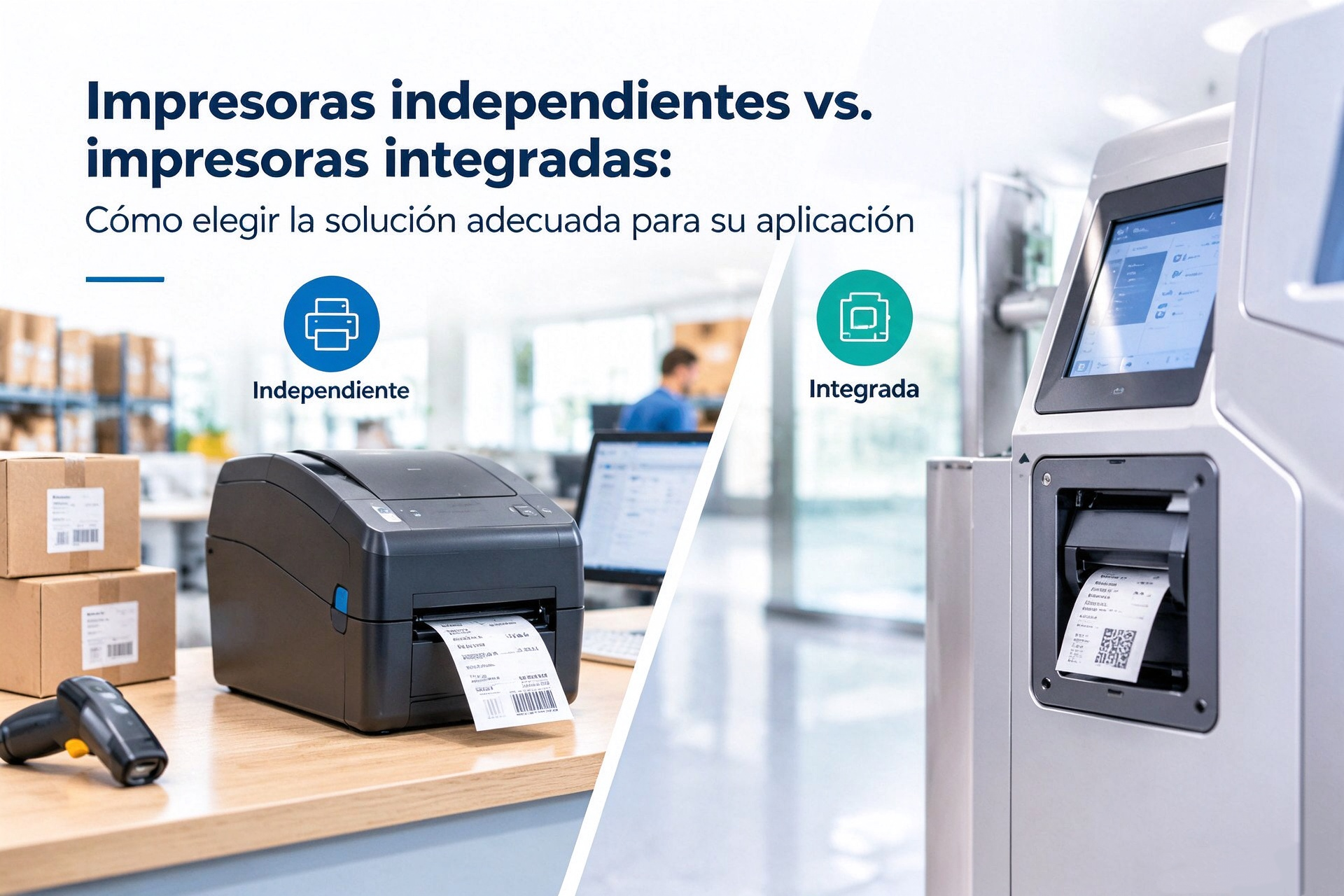 Impresoras independientes vs. impresoras integradas: cómo elegir la solución adecuada para su aplicación