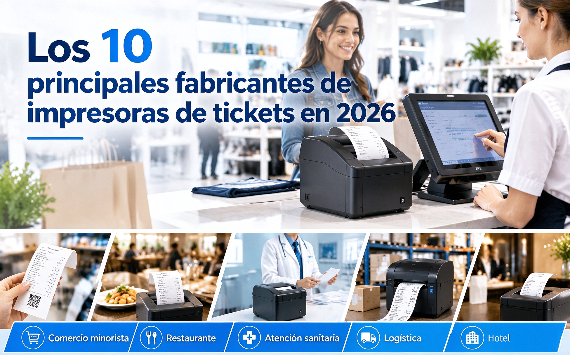 Los 10 principales fabricantes de impresoras de recibos en 2026
